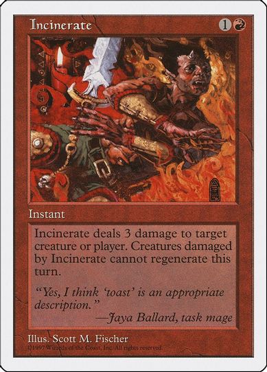 Incinerate [Fifth Edition]