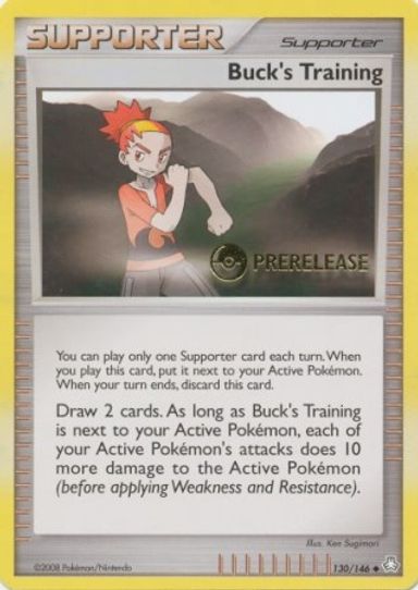 Buck's Training - / (Prerelease Promo) (130/146) [Diamond & Pearl: Legends Awakened]