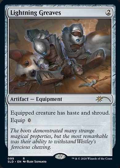 Lightning Greaves (99) [Secret Lair Drop Series]