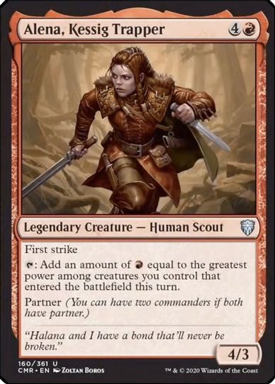 Alena, Kessig Trapper (160) [Commander Legends]