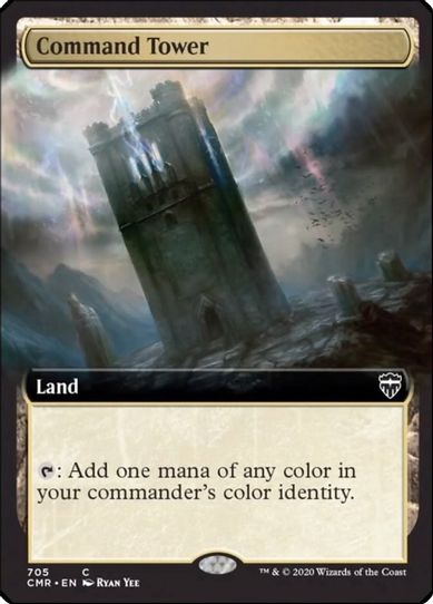 Command Tower (Extended Art) (705) [Commander Legends]