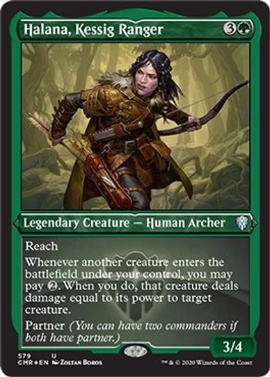 Halana, Kessig Ranger (Foil Etched) (579) [Commander Legends]