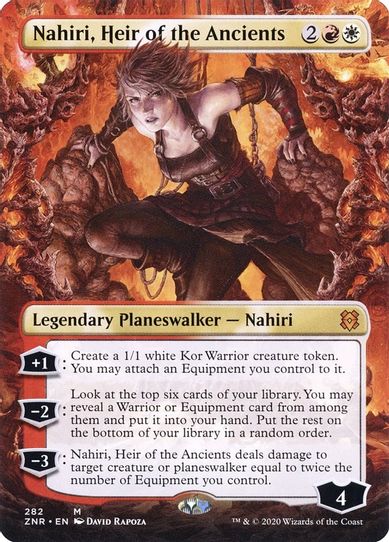 Nahiri, Heir of the Ancients (Borderless) (282) [Zendikar Rising]