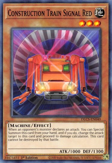Construction Train Signal Red (DLCS-EN040) [Dragons of Legend: The Complete Series]