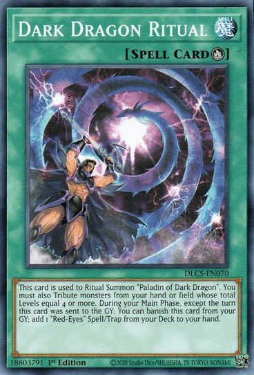 Dark Dragon Ritual (DLCS-EN070) [Dragons of Legend: The Complete Serie ...