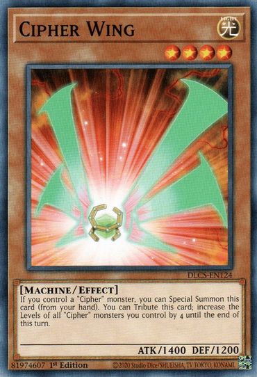 Cipher Wing (DLCS-EN124) [Dragons of Legend: The Complete Series]