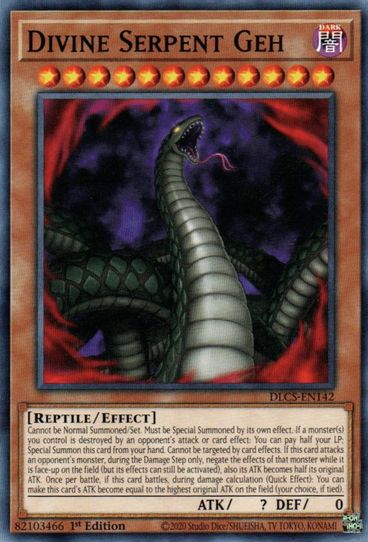 Divine Serpent Geh (DLCS-EN142) [Dragons of Legend: The Complete Series]