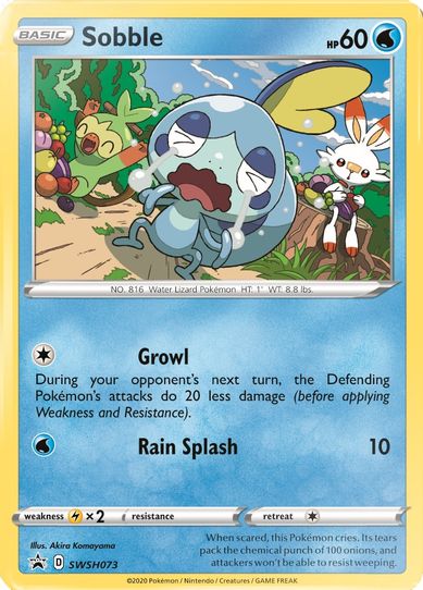 Sobble SWSH073 (SWSH073) [SWSH: Sword & Shield Promo Cards]