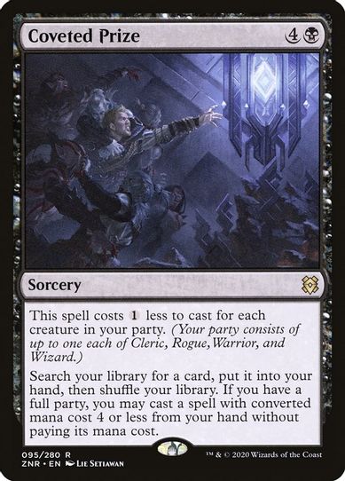 Coveted Prize (95) [Zendikar Rising]