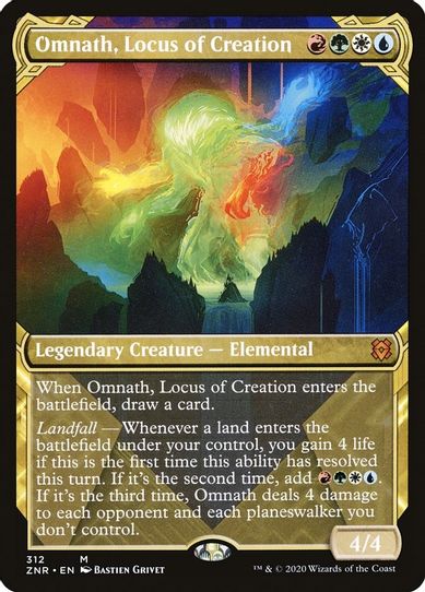 Omnath, Locus of Creation (Showcase) (312) [Zendikar Rising]