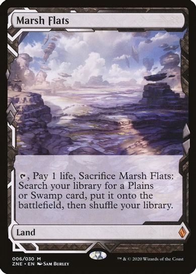 Marsh Flats (6) [Zendikar Rising Expeditions]