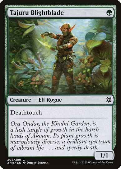 Tajuru Blightblade (208) [Zendikar Rising]