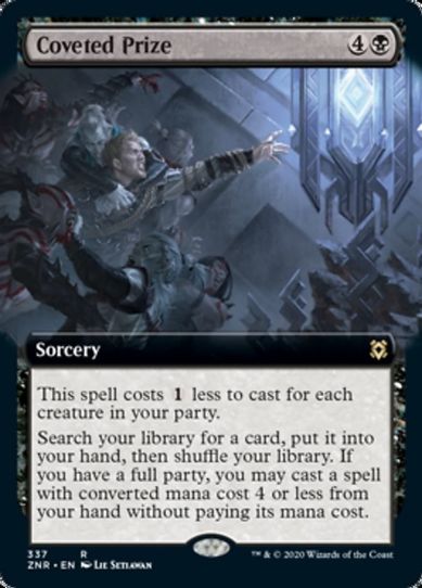 Coveted Prize (Extended Art) (337) [Zendikar Rising]