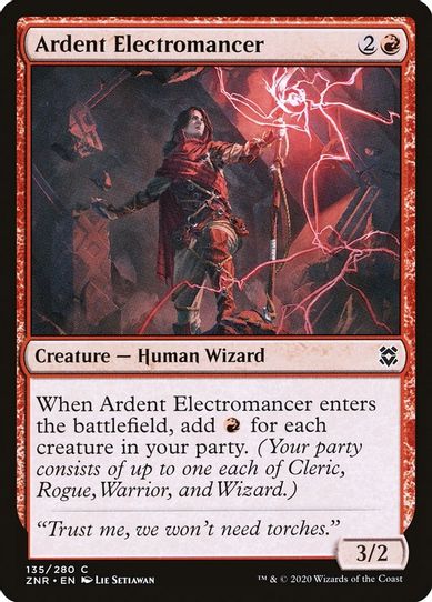 Ardent Electromancer (135) [Zendikar Rising]