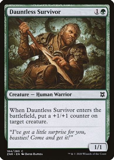 Dauntless Survivor (184) [Zendikar Rising]