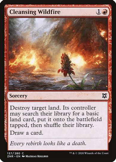 Cleansing Wildfire (137) [Zendikar Rising]