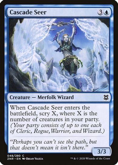 Cascade Seer (48) [Zendikar Rising]