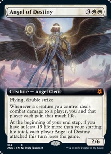 Angel of Destiny (Extended Art) (314) [Zendikar Rising]