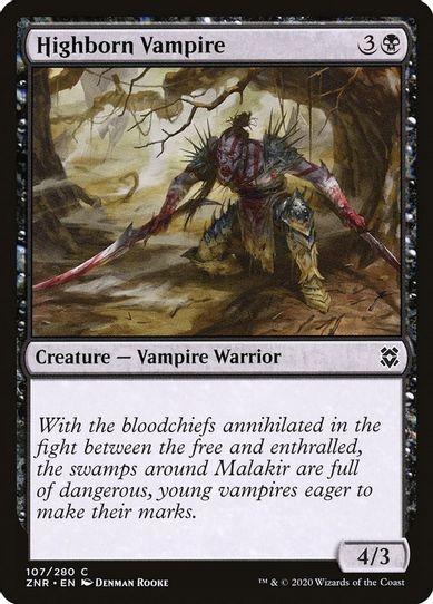Highborn Vampire (107) [Zendikar Rising]
