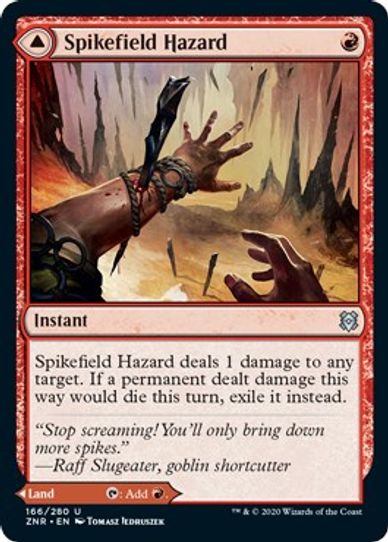 Spikefield Hazard (166) [Zendikar Rising]