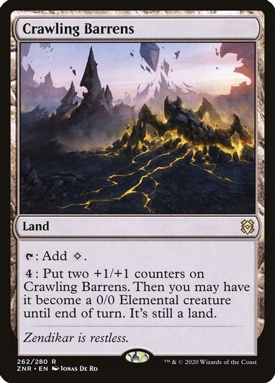 Crawling Barrens (262) [Zendikar Rising]
