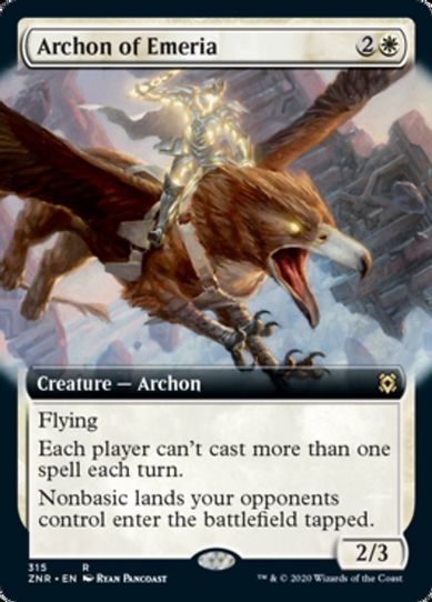 Archon of Emeria (Extended Art) (315) [Zendikar Rising]