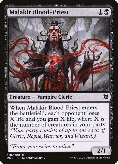 Malakir Blood-Priest (110) [Zendikar Rising]