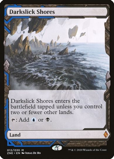 Darkslick Shores (12) [Zendikar Rising Expeditions]