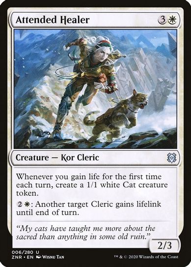 Attended Healer (6) [Zendikar Rising]