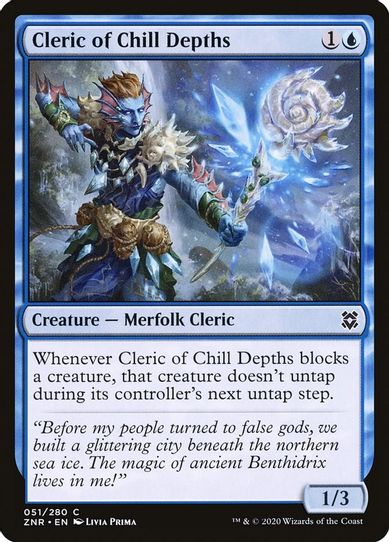 Cleric of Chill Depths (51) [Zendikar Rising]