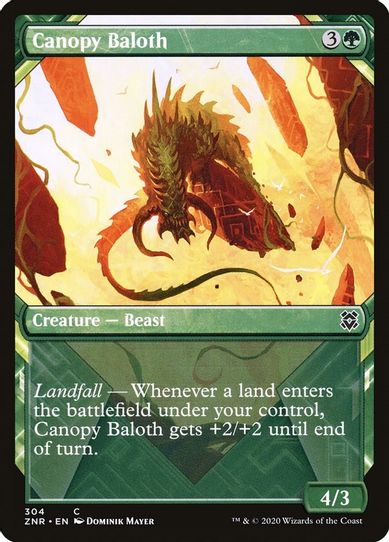 Canopy Baloth (Showcase) (304) [Zendikar Rising]