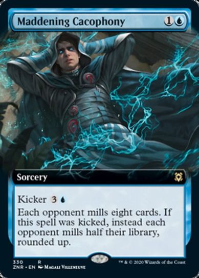 Maddening Cacophony (Extended Art) (330) [Zendikar Rising]
