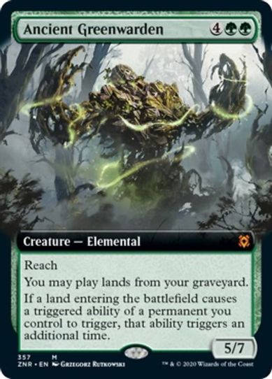 Ancient Greenwarden (Extended Art) (357) [Zendikar Rising]