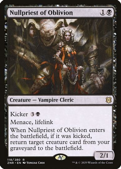 Nullpriest of Oblivion (118) [Zendikar Rising]