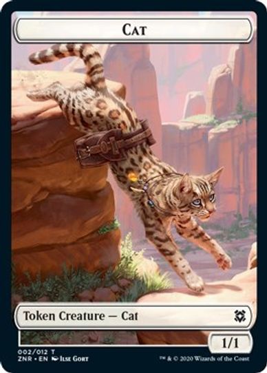 Cat Token (2) [Zendikar Rising]