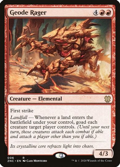 Geode Rager (6) [Commander: Zendikar Rising]