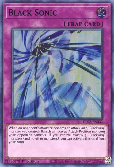 Black Sonic (Blue) (DLCS-EN032) [Dragons of Legend: The Complete Series]