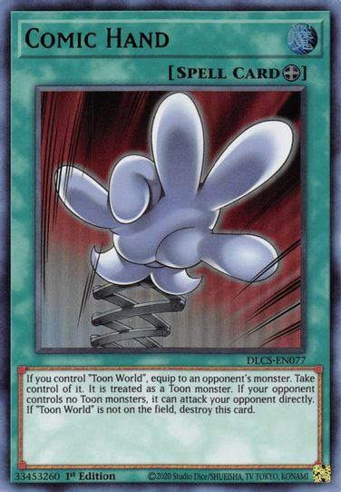 Comic Hand (Green) (DLCS-EN077) [Dragons of Legend: The Complete Series]