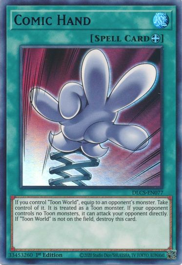 Comic Hand (Purple) (DLCS-EN077) [Dragons of Legend: The Complete Series]