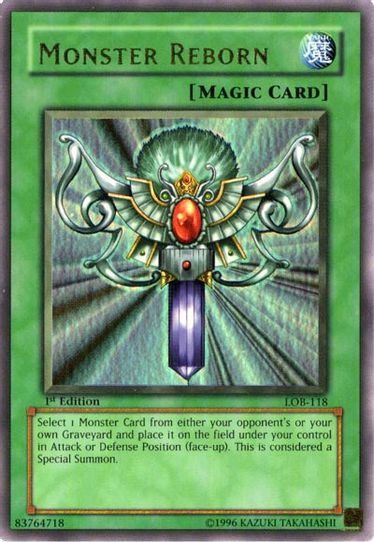Monster Reborn (LOB-118) [The Legend of Blue Eyes White Dragon]