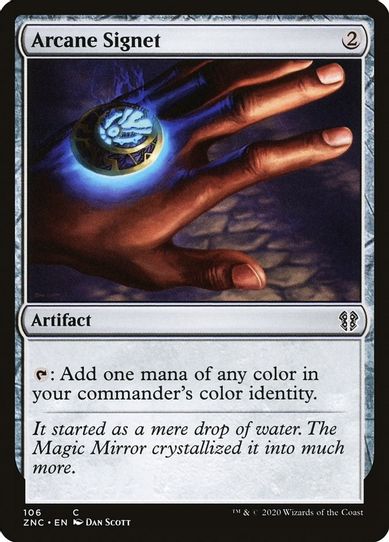Arcane Signet (106) [Commander: Zendikar Rising]