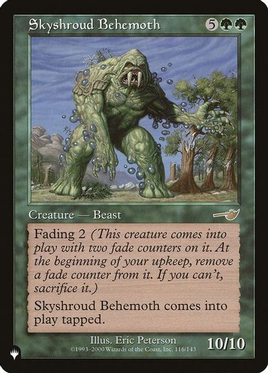 Skyshroud Behemoth (116) [The List]