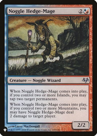 Noggle Hedge-Mage (108) [The List]