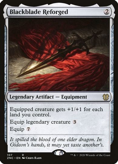 Blackblade Reforged (107) [Commander: Zendikar Rising]