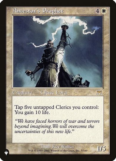 Ancestor's Prophet (3) [The List]