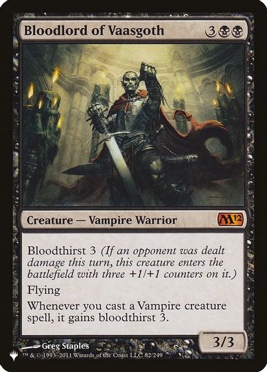 Bloodlord of Vaasgoth (82) [The List]
