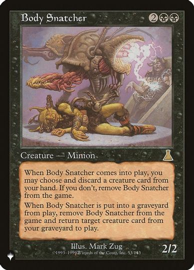 Body Snatcher (53) [The List]