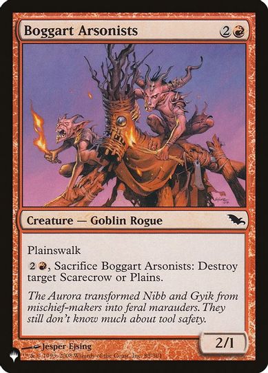 Boggart Arsonists (85) [The List]