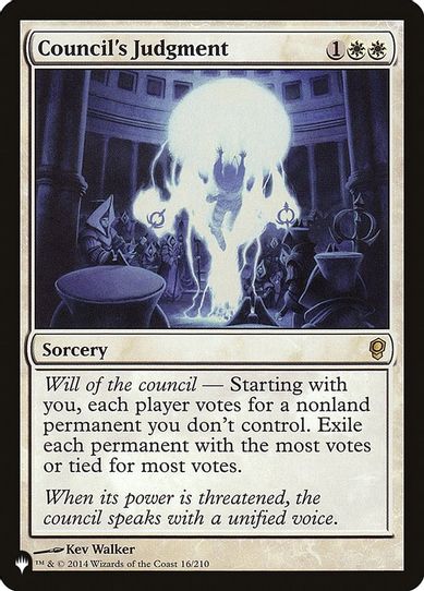 Council's Judgment (16) [The List]