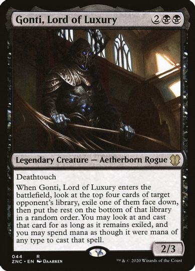 Gonti, Lord of Luxury (44) [Commander: Zendikar Rising]